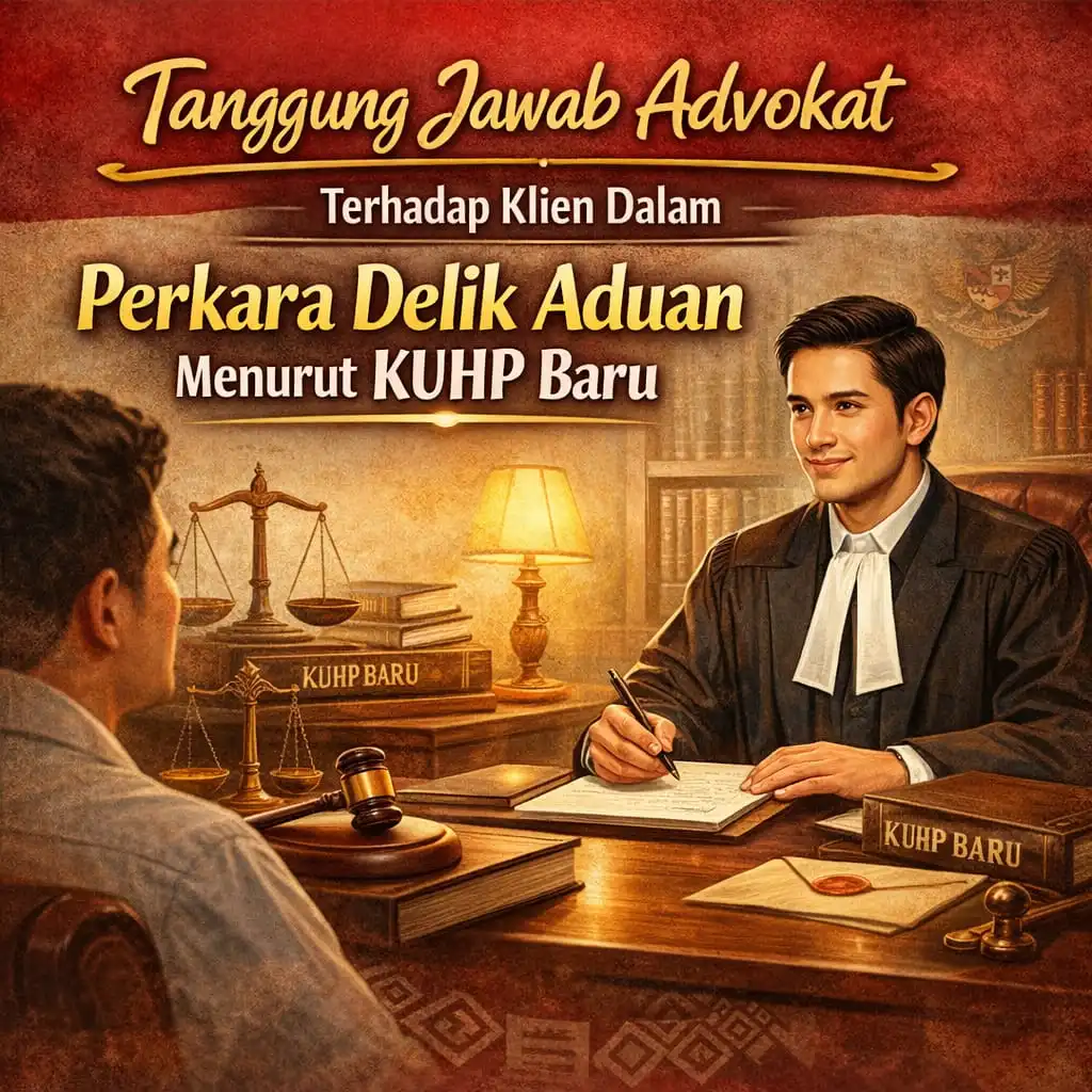 Tanggung Jawab Advokat terhadap Klien dalam Perkara Delik Aduan menurut KUHP Baru